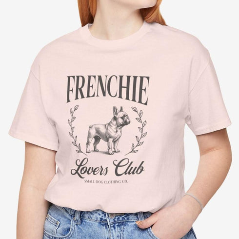 Frenchie Lovers Tee - French Bulldog Shirt for Women
